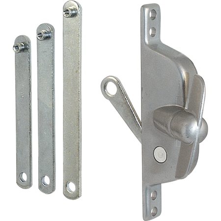 Prime-Line Jalousie Operator, Reversible, With Three Link Arms, Aluminum Finish Single Pack H 3557